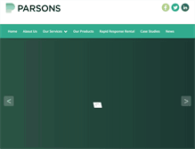 Tablet Screenshot of parsonsuk.com